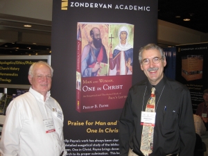 Phil with his Zondervan editor Verlyn Verbrugge (on the left)